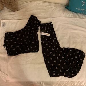 society amuse black shirt and pant set